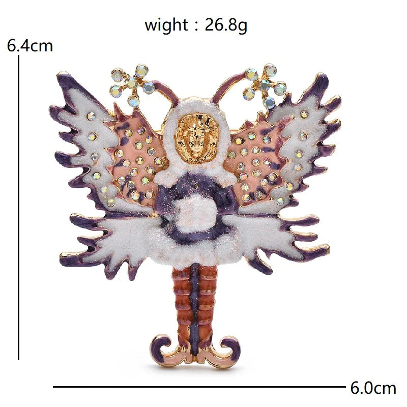 PENDRA Vintage Winter Elf Brooch
