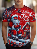 PENDRA Printed Christmas T-Shirt