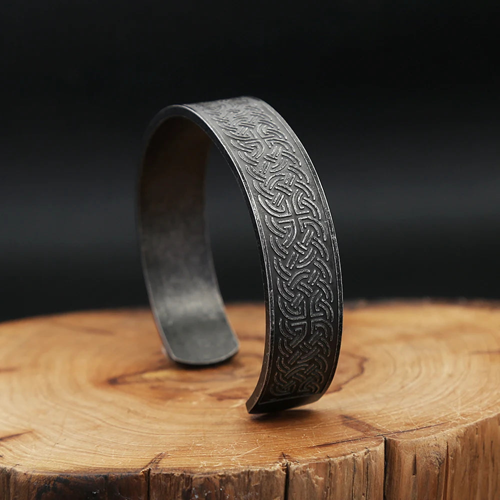 PENDRA Celticknot Viking Celtic Knot Cuff Bracelet