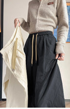 PENDRA Thick Cotton Wide Pants
