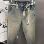 PENDRA End Drawstring Gradual Jeans