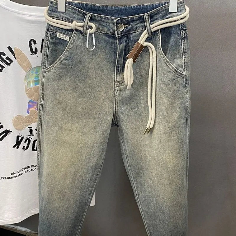 PENDRA End Drawstring Gradual Jeans