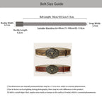 PENDRA Fayeine Leather Western Luxury Belt
