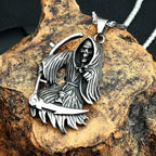 PENDRA Deathscythe Skull Scythe Pendant