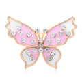 PENDRA Enamel Butterfly 2-color Brooch