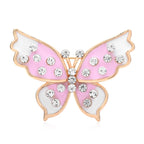 PENDRA Enamel Butterfly 2-color Brooch