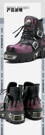 PENDRA Platform Rock Punk Boots