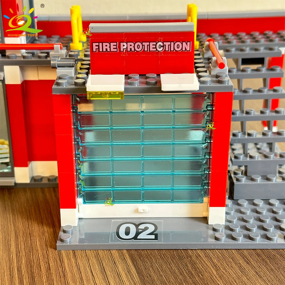 PENDRA Fire Station Helicopter Building Set