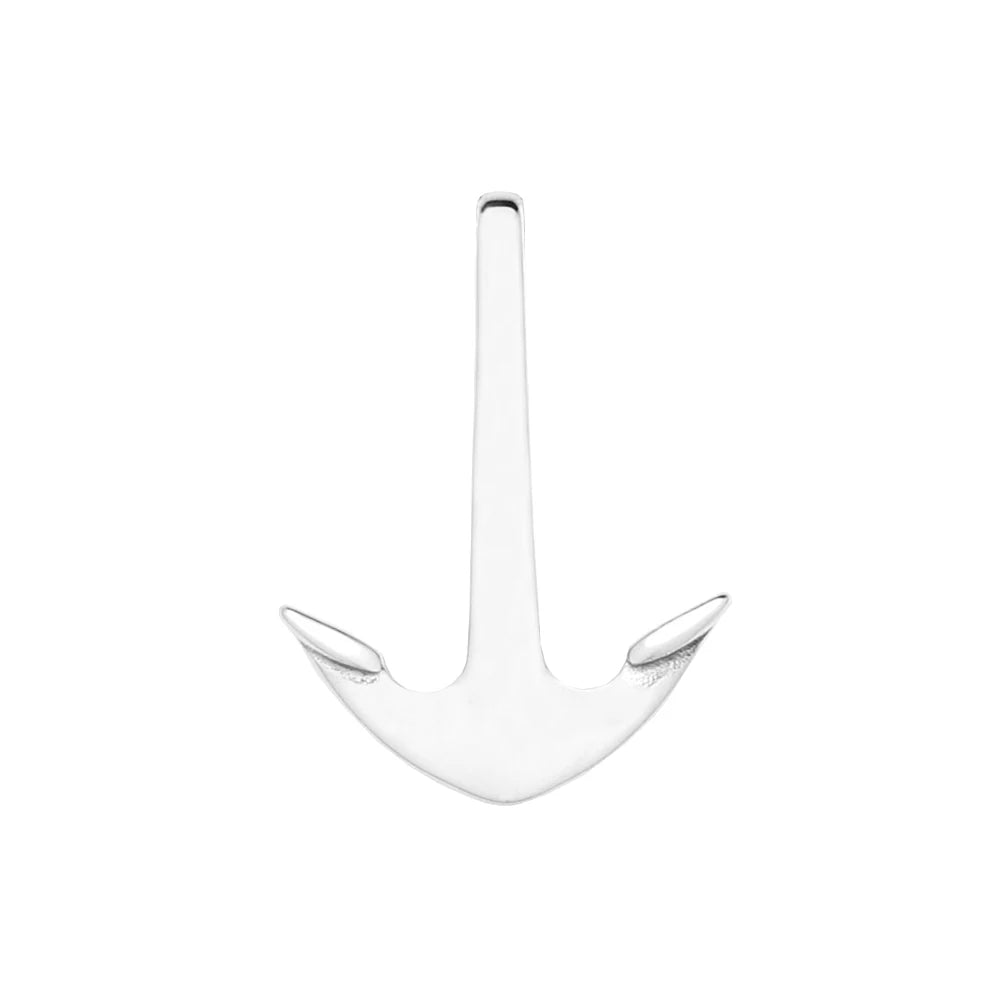 PENDRA Vikinganchor Simple Stainless Steel Anchor Necklace