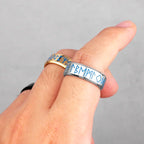PENDRA Rune Luminous Nordic Steel Ring