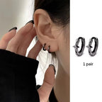 PENDRA Hollow Out Flower Hoop Earrings