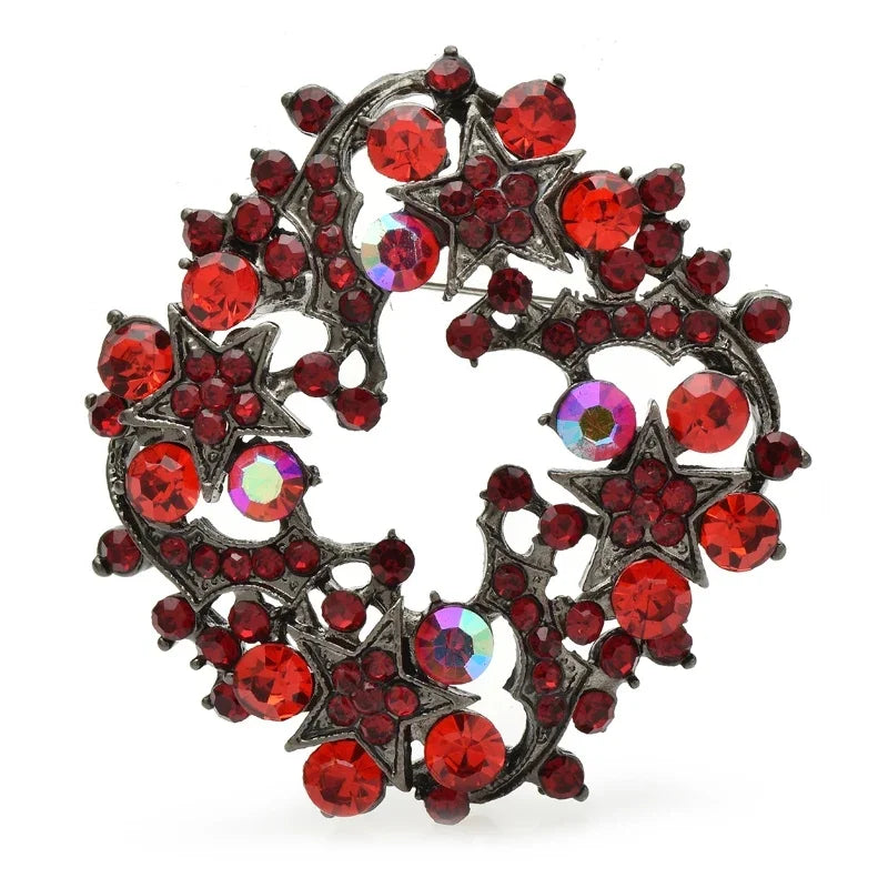 PENDRA Folibird Leaf and Bird Brooch