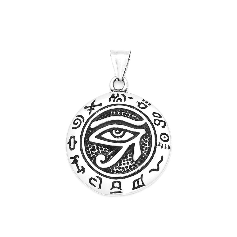 PENDRA Horus Stainless Steel Eye of Horus Pendant