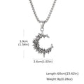 PENDRA Thorn Moon Pendant Necklace