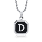 PENDRA Square Twisted Pendant Necklace