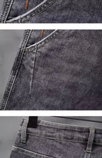 PENDRA Harajuku Slim Embroidered Jeans