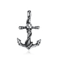 PENDRA AnchorSkull Skull Anchor Pendant Necklace