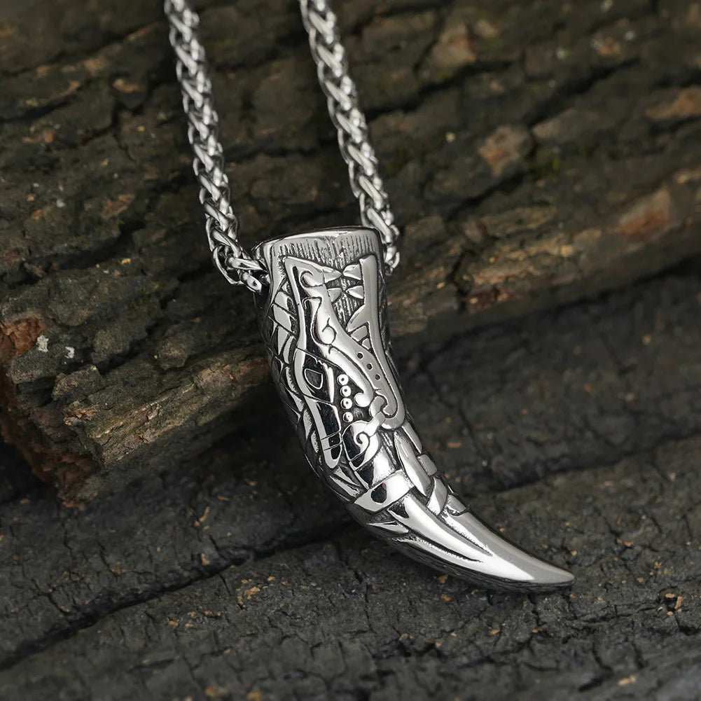 PENDRA Wolf Rune Necklace
