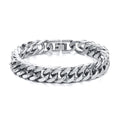 PENDRA Cuban Silver Chunky Bracelet