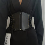 PENDRA Seraaya Lace Gothic Wide Corset Belt