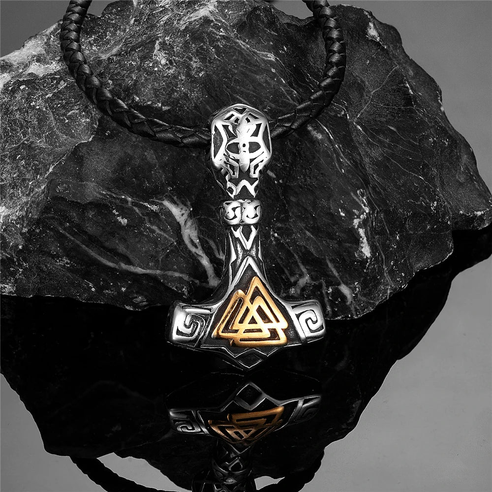 PENDRA Hammer Gold Necklace