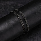 PENDRA Cuban Black Bracelet
