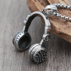 PENDRA Headphone Punk Music Pendant Necklace