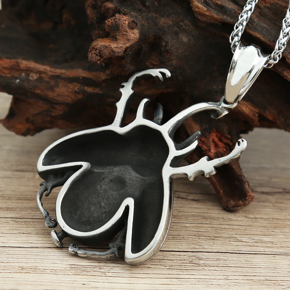 PENDRA Gearbeetle Steampunk Mechanical Gear Beetle Pendant
