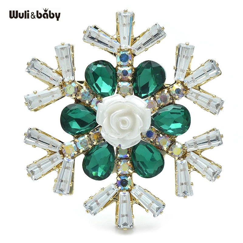 PENDRA Snowelle Handmade Snowflake Brooch
