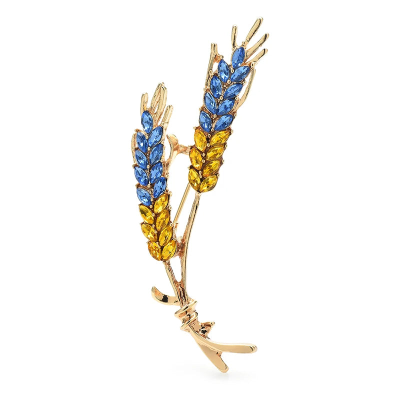 PENDRA Harvest Wheat Design Brooch