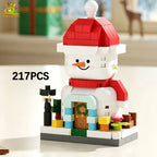 PENDRA Santa Snowman Mini Building Set