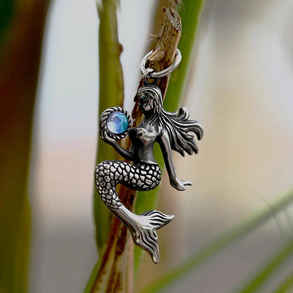 PENDRA Mermaiden Punk Mermaid Pendant Necklace