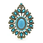 PENDRA Royale Vintage Water-Drop Brooch