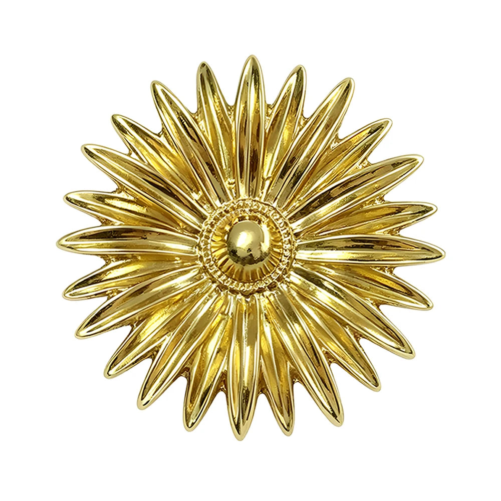 PENDRA Daisyelle Metal Daisy Brooch