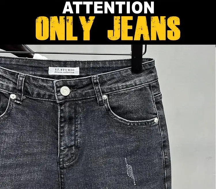 PENDRA Knee Length Black Jeans