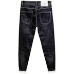 PENDRA Korean Slim Black Jeans