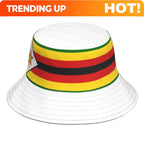 Zimbabwe Fisherman Hats Custom Made Name Team Logo Bucket Cap Zwe Country Travel Yezimbabwe Nation Zimbabwean Flags Headgear