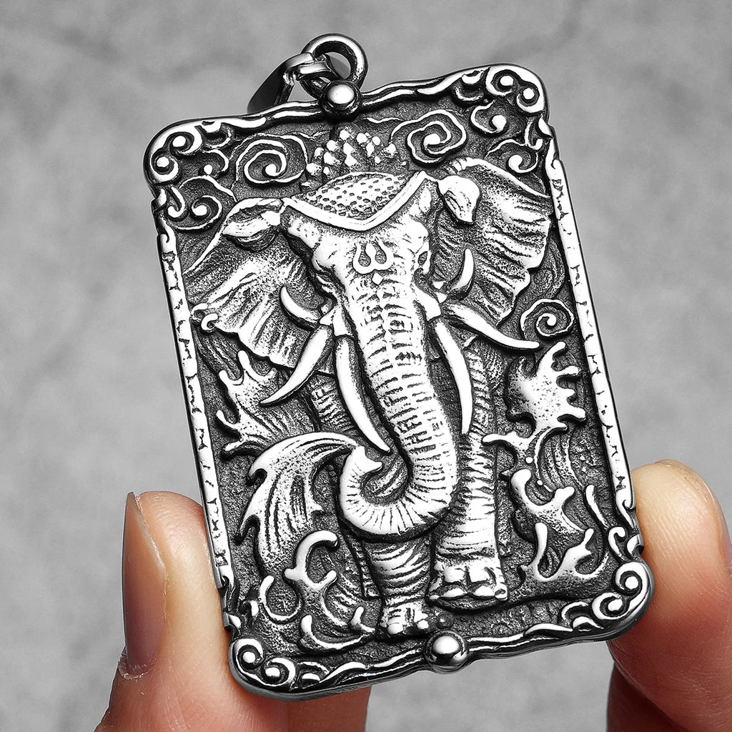 PENDRA Tavorin Elephant Motif Necklace
