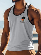 PENDRA Cartoon Chicken Printed Vacation Tank Sleeveless Beach Tank Top