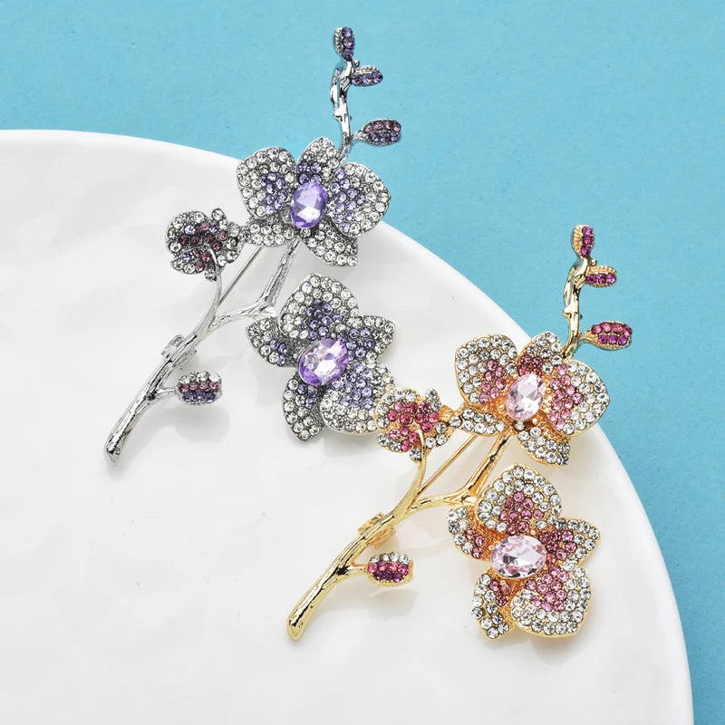 PENDRA Plumelle Beautiful Plum Blossom Brooch