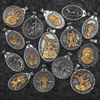 PENDRA Jesus Angel Virgin Steel Necklace