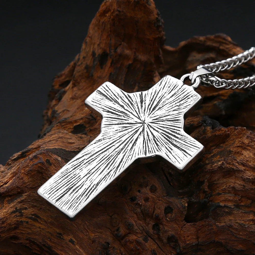 PENDRA Jesuscross 316L Stainless Steel Cross Pendant