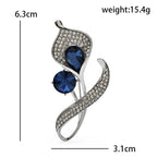 PENDRA Florielle15 Rhinestone Brooch