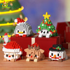 PENDRA Elk Deer Santa Building Set