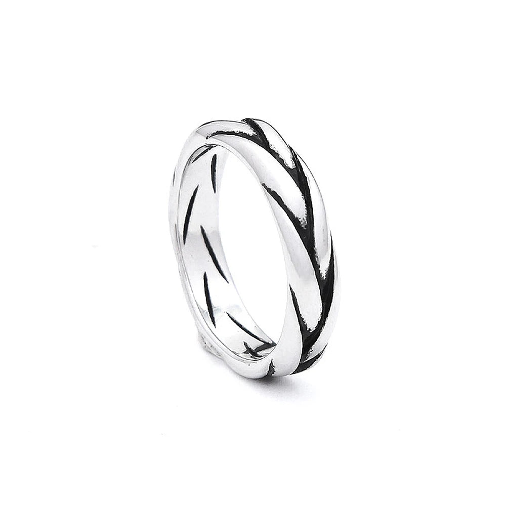 PENDRA Mobius Simple Stainless Steel Ring