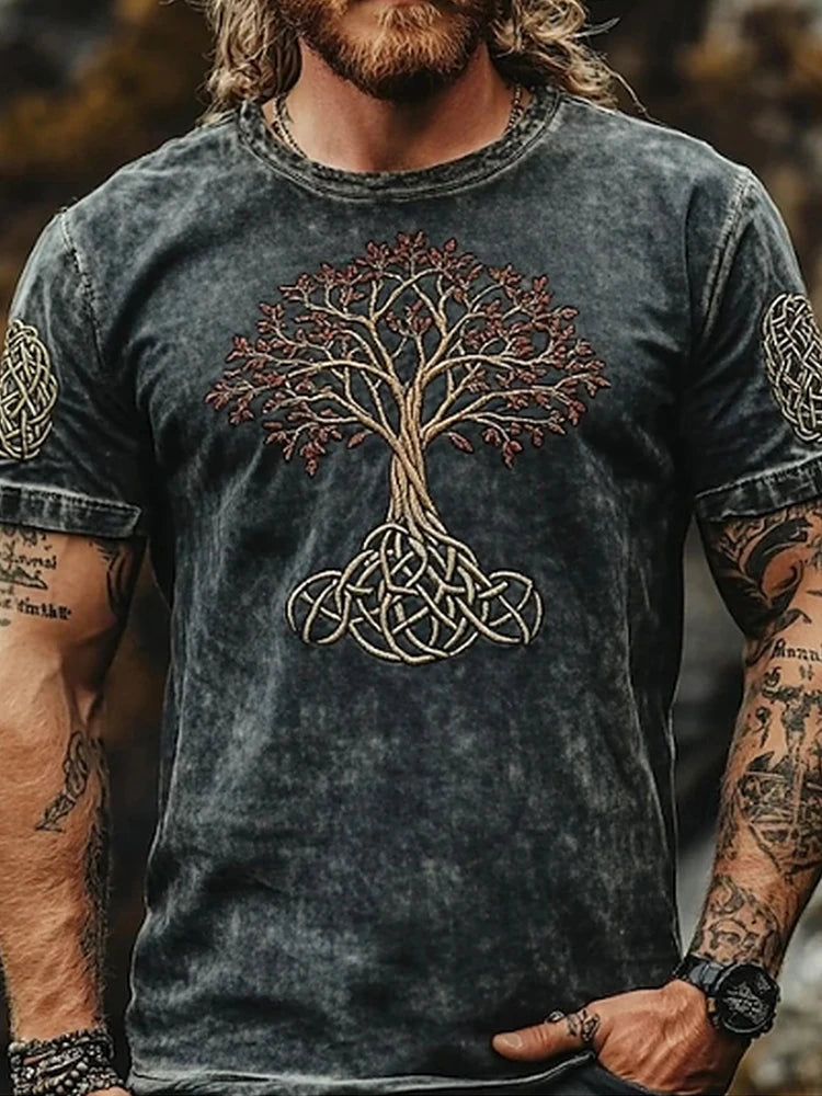 style Outdoor Street Men's Fashionable T-shirt 3D Printed Men's Fitness T-shirt Daily Casual Sports Short-sleeved Tops