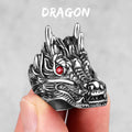 PENDRA Chinese Dragon Animal Steel Ring
