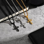 PENDRA Cross 60Cm Charm Pendant Necklace