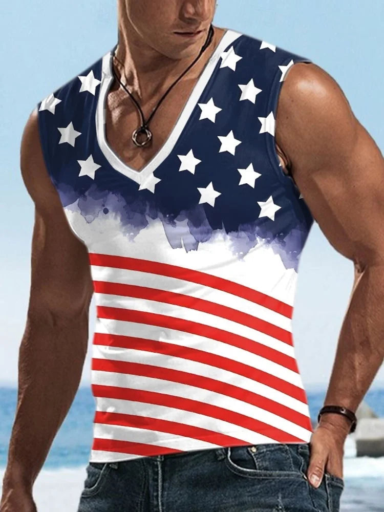 PENDRA Flag Printed T-Shirt