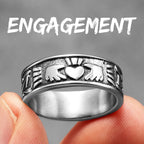PENDRA Couple Engagement Cute Steel Ring